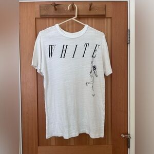 Off-White c/o Virgil Abloh white graphic tee — Size M